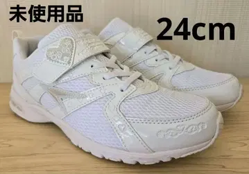 순족 여아 화이트 통학 신발 경량 24cm 2E LEJ 7870 4270