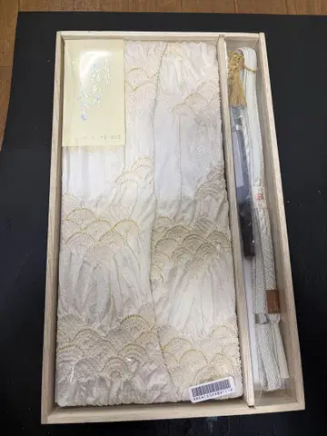 오비 장식 천 허리띠 세트 예복용 경사 끝이 넓은 부채