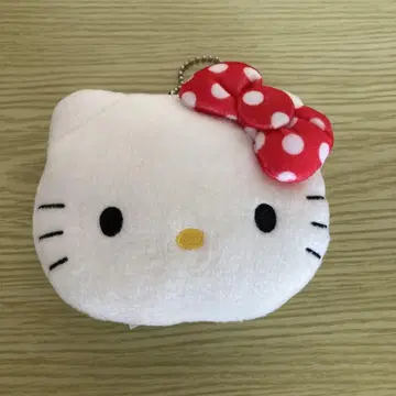 산리오 sanrio 키티 페이스 봉제 인형 마스코트 키링