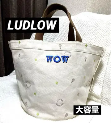[레어] LUDLOW 라드 로 테니스 스크럽 버킷 토트백 L 대용량