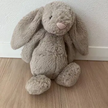 Jellycat 베이지 토끼 봉제 인형 S 사이즈