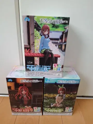 5등분의 신부 피규어 쵸코노세 나카노 미쿠 네잎 미츠키