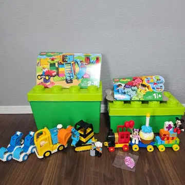 레고 듀플로 큰 놀이터 블록 박스 등