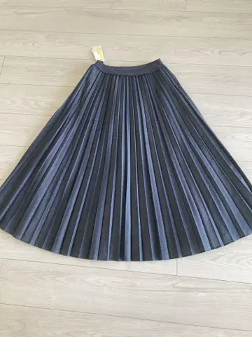 플리츠 롱 스커트 tobechic