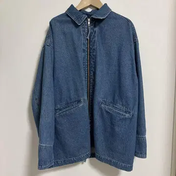 지나시스 데님 블루 오버 사이즈 자켓