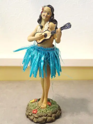 훌라 인형 하와이 UKULELE 90s ABC 스토어 구매 하와이 기념품