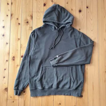 Goodwear 올리브 그린 후드 부착 후드티 남성용 XL