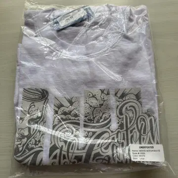 UNDEFEATED CARTOON S/S TEE 화이트 L