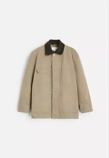 ZARA ORIGINS 카키 코튼 커버올