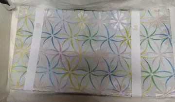 다색 꽃무늬 후쿠로 오비