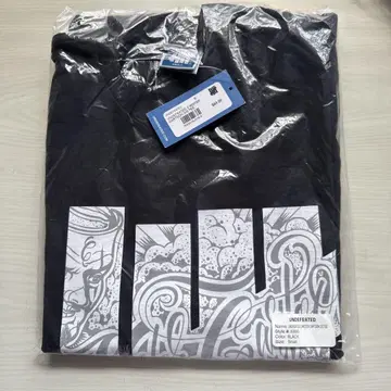 UNDEFEATED X MISTER CARTOON TEE 블랙 S