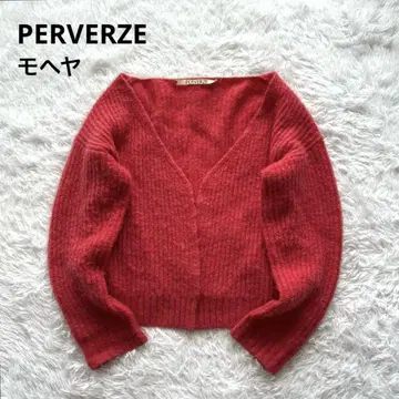 퍼버즈 니트 가디건 모헤어 빅 사이즈 겉옷 아우터 상의