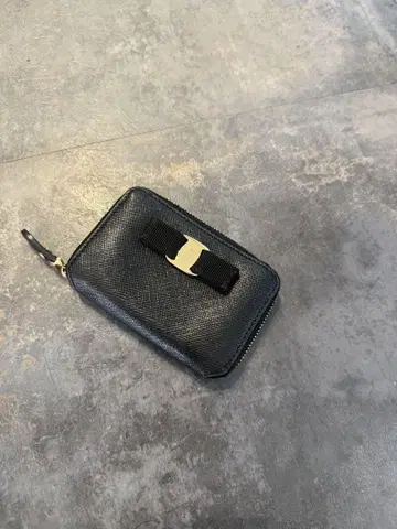 Ferragamo 블랙 코인 케이스