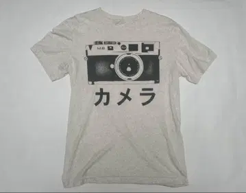 미국제 카메라 프린트 T셔츠