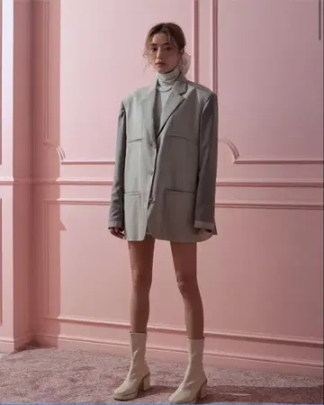 STYLENANDA 자켓+터틀넥