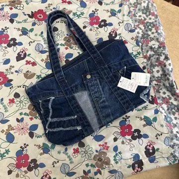 미사용 새상품 TMX COLLECTION 데님 숄더백
