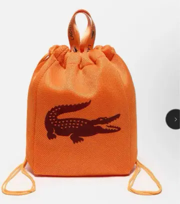 Lacoste 오렌지 드로우 스트링 백