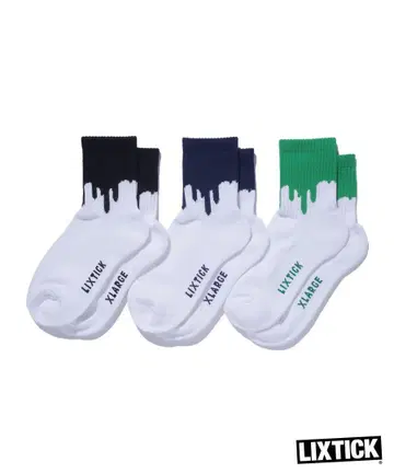 XLARGE x LIXTICK DRIP SOCKS 3PACK