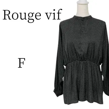 새상품급 Rouge vif 블랙 긴팔 블라우스 FREE SIZE
