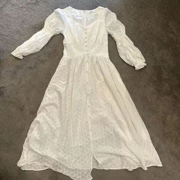 Estella.K 화이트 레이스 원피스