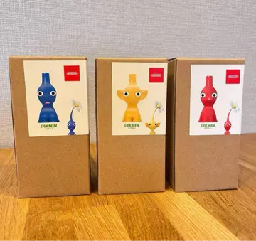 Nintendo 피크민 한 송이 꽃병 빨간색 노랑 파랑 3색 세트
