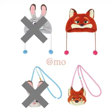 [ 새상품 ] 디즈니 닉 팬캡 패스 케이스 주토피아 2세트