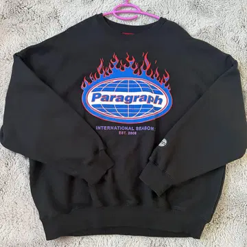 Paragraph P08 블랙 맨투맨