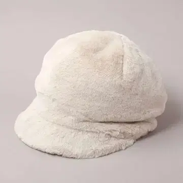 CA4LA 인조 모피 헌팅 캡 PILLBUG 베이지 아이보리
