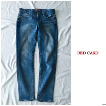 RED CARD [세탁 가능] 빈티지 워시 가공 데님 팬츠