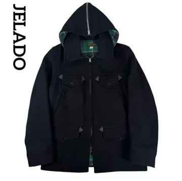 JELADO 젤라드 울 후드 자켓 울 코트