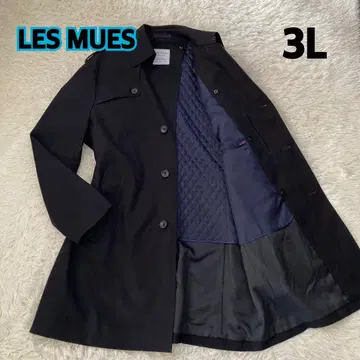 LES MUES 스텐카라 코트 3L 블랙 탈부착 가능한 라이너 포함