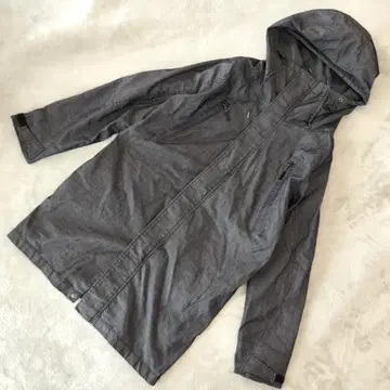 BACK NUMBER 후드 부착 코트 자켓 L 사이즈 남성용