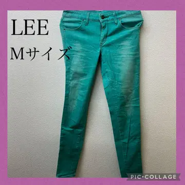LEE 터콰이즈 스키니 데님 M 사이즈