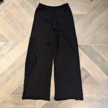 ZARA/자라/플레어 스웨트 팬츠/컷오프/도킹/니트/새상품급