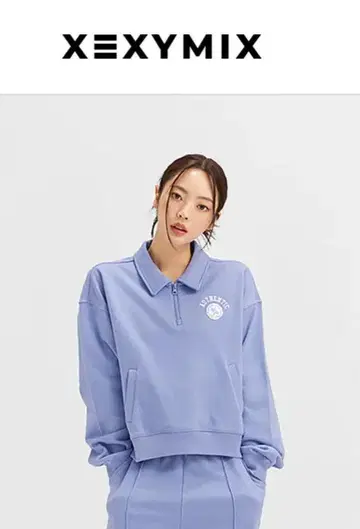 XEXYMIX 라벤더 스웨트 셔츠 M