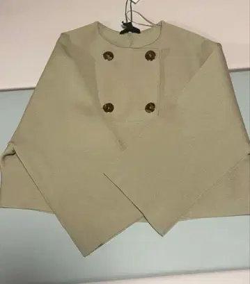[ZARA] 베이지 더블 버튼 가디건 긴팔