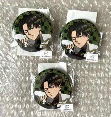 진격의 거인 리바이 마루쿠지 체스 style 캔뱃지