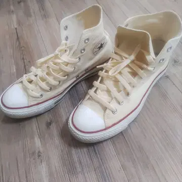 Converse 하이컷 스니커즈 크림