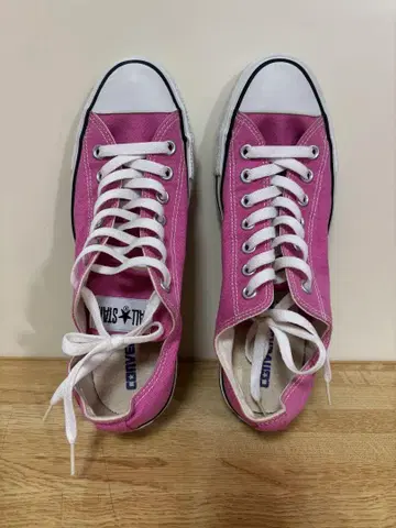 컨버스 핑크 로우컷 27.5cm 미사용