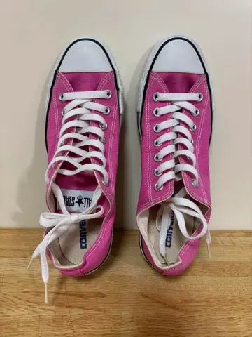 컨버스 핑크 로우컷 27.5cm 미사용