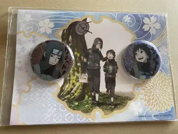 NARUTO 돌풍전 인연 캔뱃지 사스케 이타치