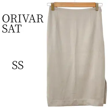 ORIVAR SAT 올리버사트 그레이 무릎 기장 타이트 스커트 SS