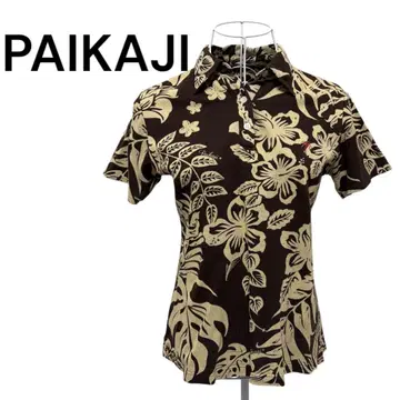 PAIKAJI 파이카지 원포인트 사슴 아로하 반팔 피케 셔츠