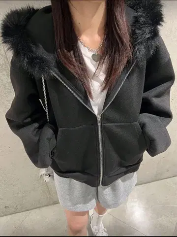 퍼 달린 후드티 자켓 y2k 헤이세이 00s