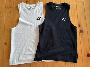 EVERLIFT EVLT 슬리브리스 탑 2장 M 사이즈