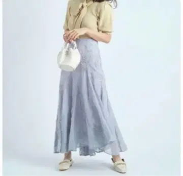 마이 스트라다 아젤리아 자수 스커트