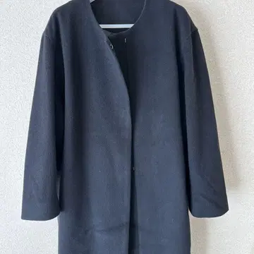 Elura 노카라 울 롱 코트