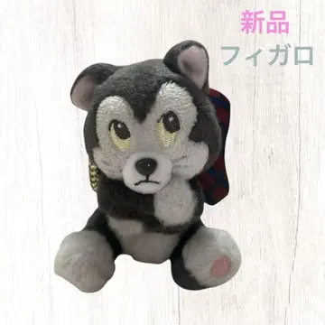피가로 봉제 인형 참 봉제 인형 키링 디즈니 캣 고양이
