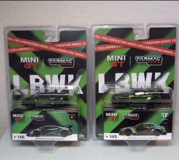 MiNiGT  웍스 GTR 람보르기니 2대 세트