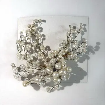 진주 브로치
